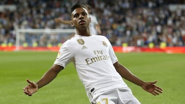 Rodrygo hizo su primer gol con el Madrid.