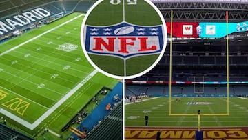 El Madrid enseña cómo fue posible la transformación del Bernabéu a la NFL: quita el hipo