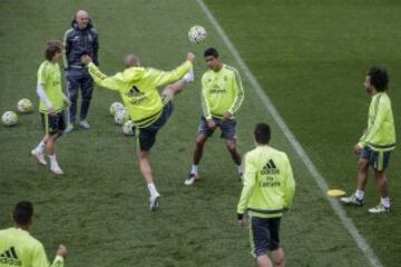 Entrenamiento del Real Madrid.