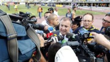 Miguel Ángel Ramírez, tras el encuentro.