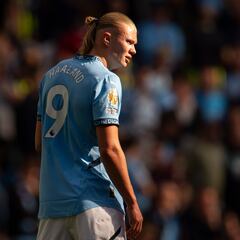 Erling Haaland, a ritmo de 85 goles en la temporada 24-25