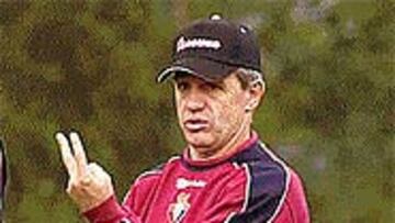 Aguirre se mostró disgustado.