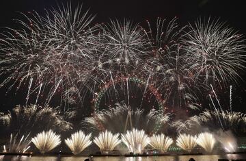As¨ª se celebra en el planeta la llegada de 2019