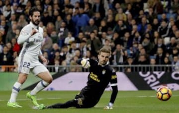 1-0. Isco marcó el primer tanto.