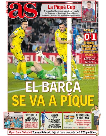 Las portadas de AS de abril