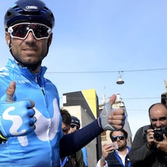 Valverde: "No esperaba estar tan bien, este 3º sabe a victoria"