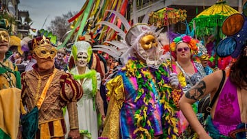 Mardi Gras celebrations take place annually beginning 6 January with the majority of events concentrated in the two weeks leading up to “Shrove Tuesday”.