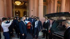 El entierro de Maradona