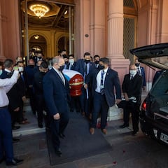 El entierro de Maradona