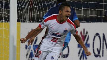 Nishu Kumar marcó el único gol del Bengaluru en la victoria ante el New Radiant.