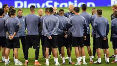 La arenga de Zidane: "Llegar aquí es lo más importante..."