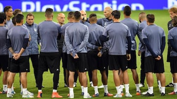 La arenga de Zidane: "Llegar aquí es lo más importante..."