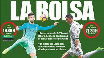 Portada de 'Mundo Deportivo' del miércoles 1 de marzo de 2017.
