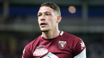 STADIO GRANDE TORINO, TORINO, ITALY - 2017/08/11: Andrea Belotti of Torino FC  during the  Italia Tim Cup match between Torino Fc and Trapani Calcio .  Torino Fc wins 7-1 over Trapani Calcio. (Photo by Marco Canoniero/LightRocket via Getty Images)