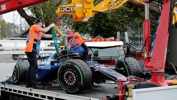 Williams FW47 de Carlos Sainz en Melbourne, Australia. F1 2025.