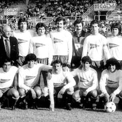 Maradona con la AFE frente a Rumania