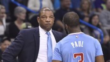 Doc Rivers y Chris Paul.