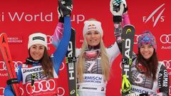 Lindsey Vonn impresiona con un doblete antes de PyeongChang