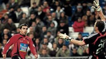 <b>EL ÚLTIMO GOL. </b>Así selló Ibagaza la victoria del Mallorca en el Santiago Bernabéu en la Copa.