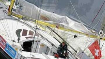 <b>TITÁN.</b> Bernard Stamm ha logrado la victoria en una prueba de resistencia y competencia, con un gran romanticismo y heroismo.