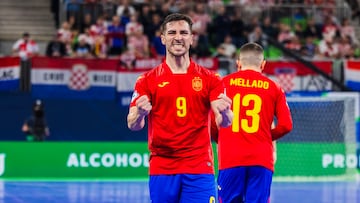 04/02/26 PARTIDO FUTBOL SALA
CAMPEONATO EUROOA EUROCOPA SEMIFINALES
CROACIA - SELECCION ESPAÑOLA ESPAÑA
ALEGRIA GOL PABLO RAMIREZ