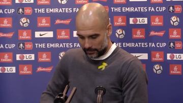 Pep Guardiola: "Ellos tuvieron una oportunidad y marcaron"