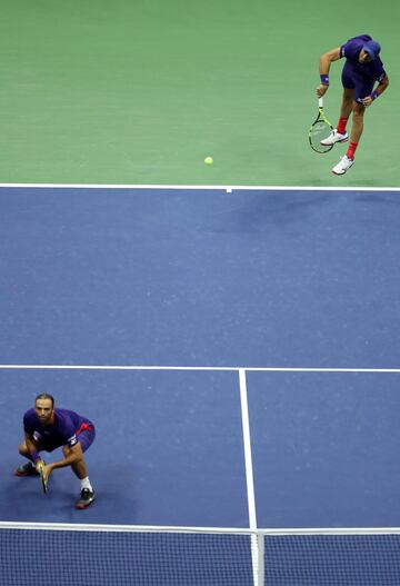 Juan Sebastián Cabal y Robert Farah consiguen llevarse el cuarto Grand Slam del año ante Granollers y Zeballos por marcador de 6-4, 7-5.