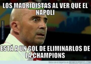 Los memes más divertidos del Nápoles vs Real Madrid