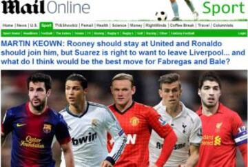 Portadas de la prensa extranjera