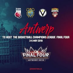 La Final Four de la Champions League se jugará en Amberes