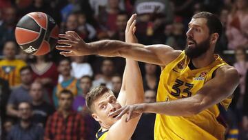 Nikola Mirotic, ante el Khimki.