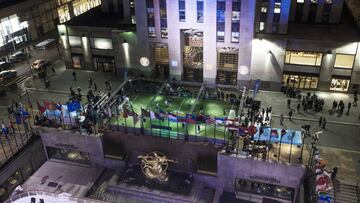 Rockefeller Center se une a la fiebre de la Copa del Mundo