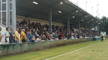 La grada de La Planchada, en Astillero.