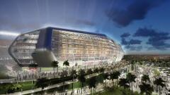 Render del futuro estadio NFL de Los Angeles.