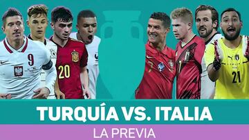 Italia se estrena en la Eurocopa ante Turquía