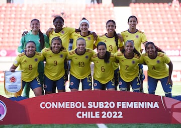 Colombia vs Argentina, Sudamericano Femenino Sub 20.