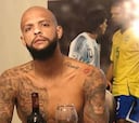 Las mejores frases de Felipe Melo en 2020: "En Brasil rotábamos para dar patadas a Messi"