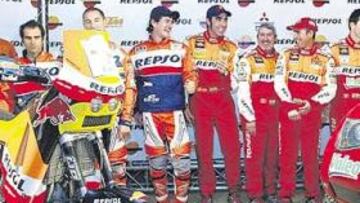 <b>OPTIMISMO. </b>El patrocinio de Repsol, la participación de Peterhansel, Alphand y Roma con el Mitsubishi y de Coma, Sala y De Gavardo con la KTM presagian buenas noticias.