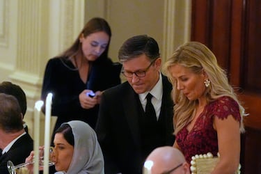 Mike Johnson, presidente de la Cámara de Representantes de Estados Unidos.