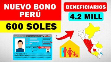 Bono 600 soles a hogares: link nuevo, quién puede cobrarlo y cómo consultar beneficiarios