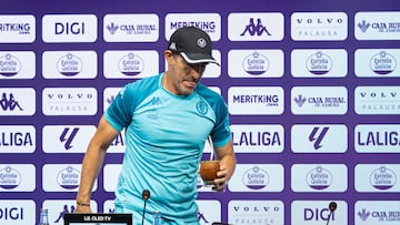 Valladolid. 13/08/2025. Rueda de prensa del entrenador del Real Valladolid Guillermo Almada. PHOTOGENIC.