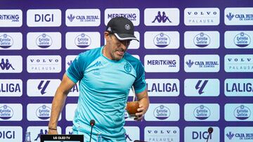 Valladolid. 13/08/2025. Rueda de prensa del entrenador del Real Valladolid Guillermo Almada. PHOTOGENIC.