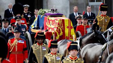 Members of the public have begun to file past the coffin and pay their respects to the dead monarch before her funeral on Monday September 19.