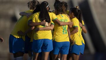 Jugadoras de la Selección de Brasil.