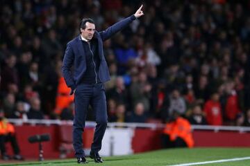 Arsenal coach Unai Emery