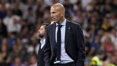 Zidane, entrenador del Real Madrid. 