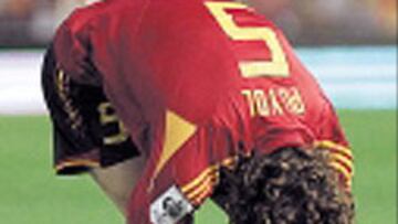 Puyol cayó en Valencia.