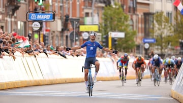 Baroncini es oro, Ghirmay hace historia y España, lejos