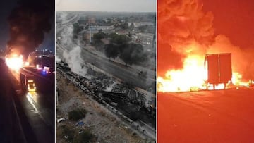 VIDEO: Así fue el choque de tráilers en autopista México- Querétaro