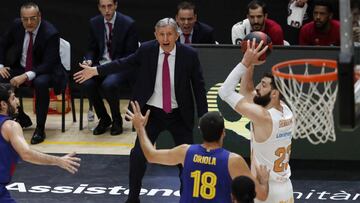 30/06/20 LIGA ENDESA LIGA ACB BALONCESTO BASKET 
 FINAL VALENCIA CORONAVIRUS COVID19
 BARCELONA - KIROLBET BASKONIA
 SVETISLAV PESIC   SHENGELIA